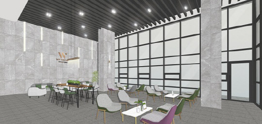 목감역 위타워 1층 오픈커뮤니티 공간.   (주)위씨앤디 제공